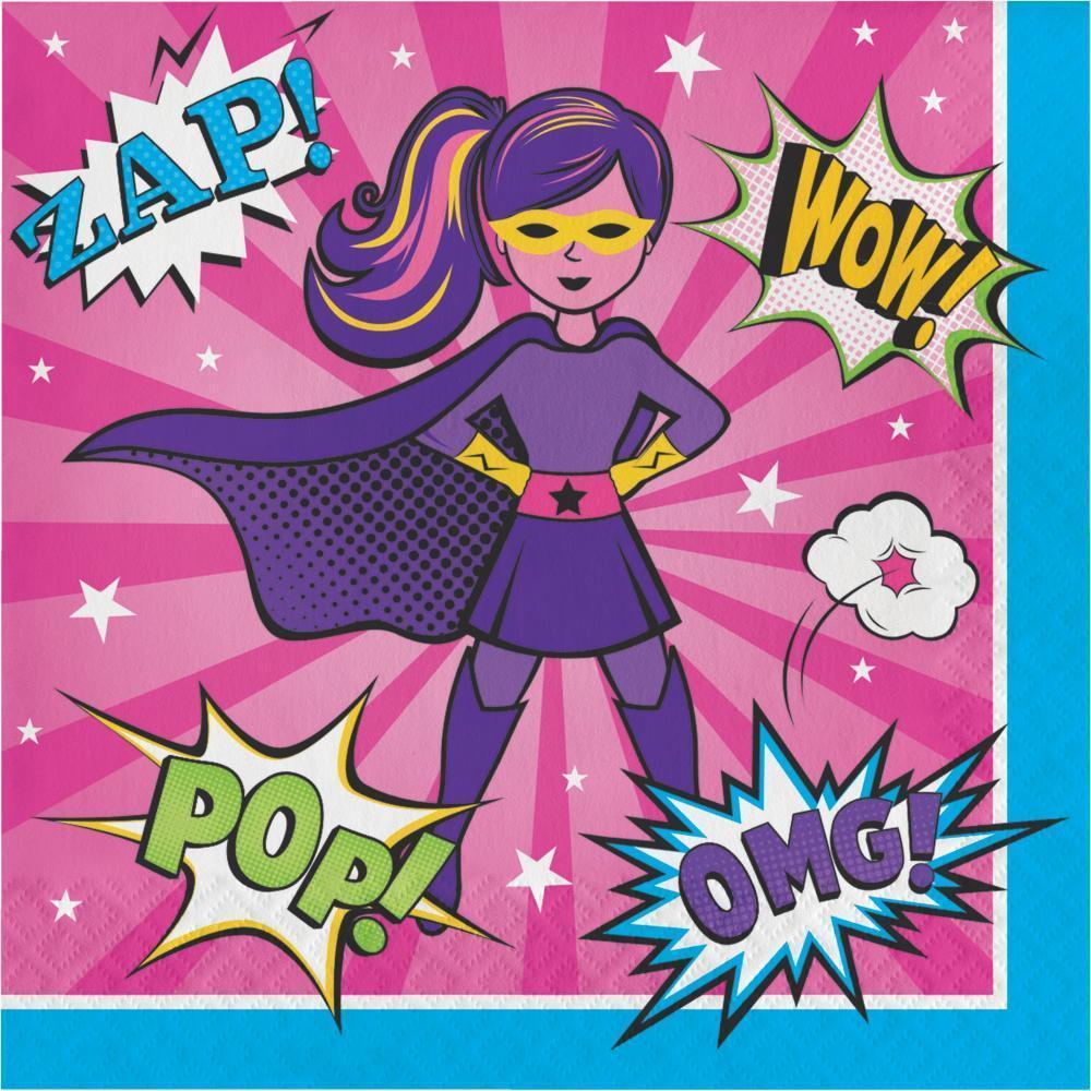 Girl Superhero Birthday Party Theme