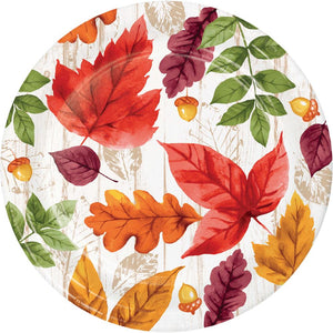 Lush Leaves Paper Dinner Plate (Case of 96) by Creative Converting