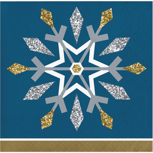 Whimsical Winter Paper Beverage Napkin (Case of 192) by Creative Converting