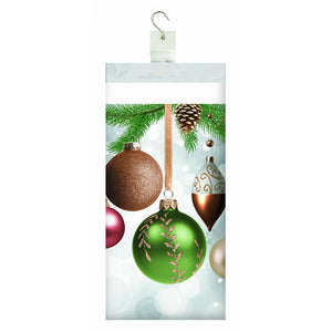 Dazzling Ornaments Paper Tablecover, Border Print (Case of 12) by Creative Converting