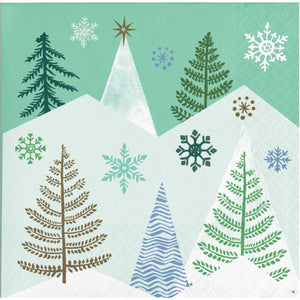 Winter Wonderland Paper Beverage Napkin (Case of 192) by Creative Converting