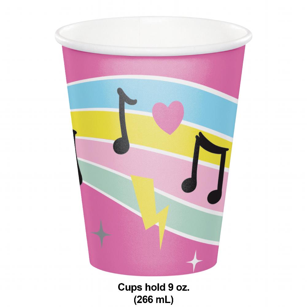 Birthday Beats Disco Party 9 Oz Cups (Case of 96) by Creative Converting