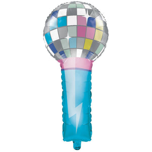 Birthday Beats Disco Party Microphone Balloons (Case of 10) by Creative Converting