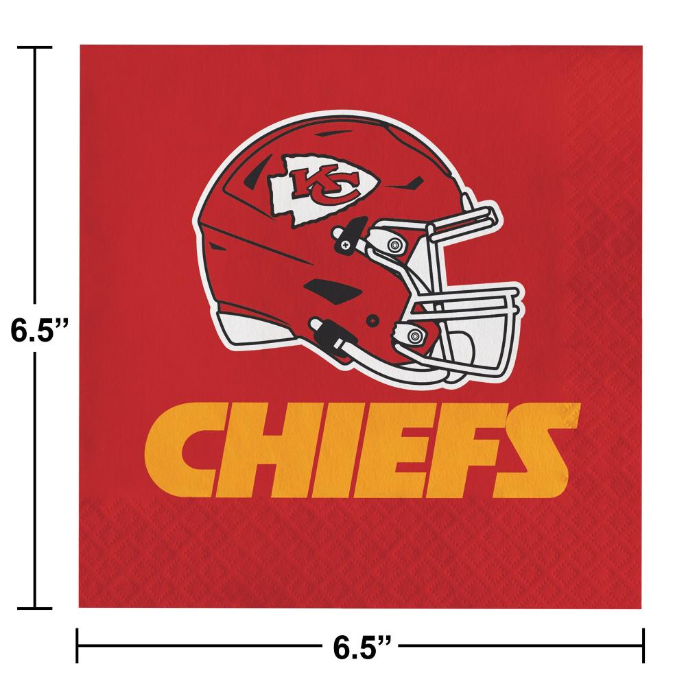 Kansas City Chiefs Luncheon Napkins (192 per Case)