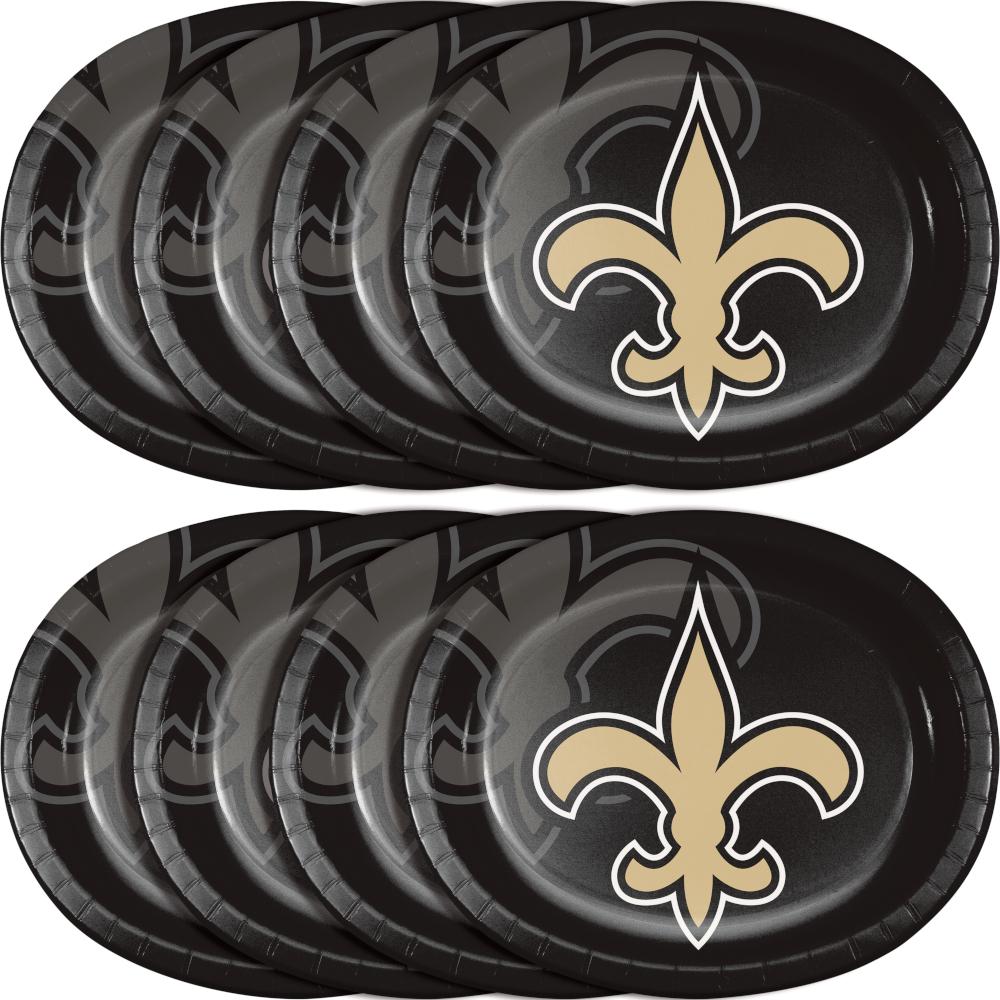 96ct Bulk New Orleans Saints Oval Platters