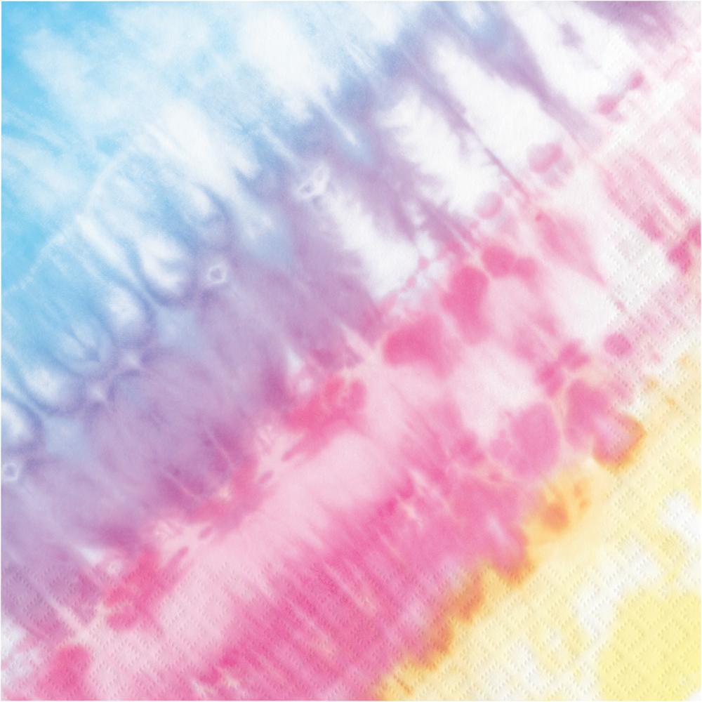 192ct Bulk Tie Dye Party Luncheon Napkins