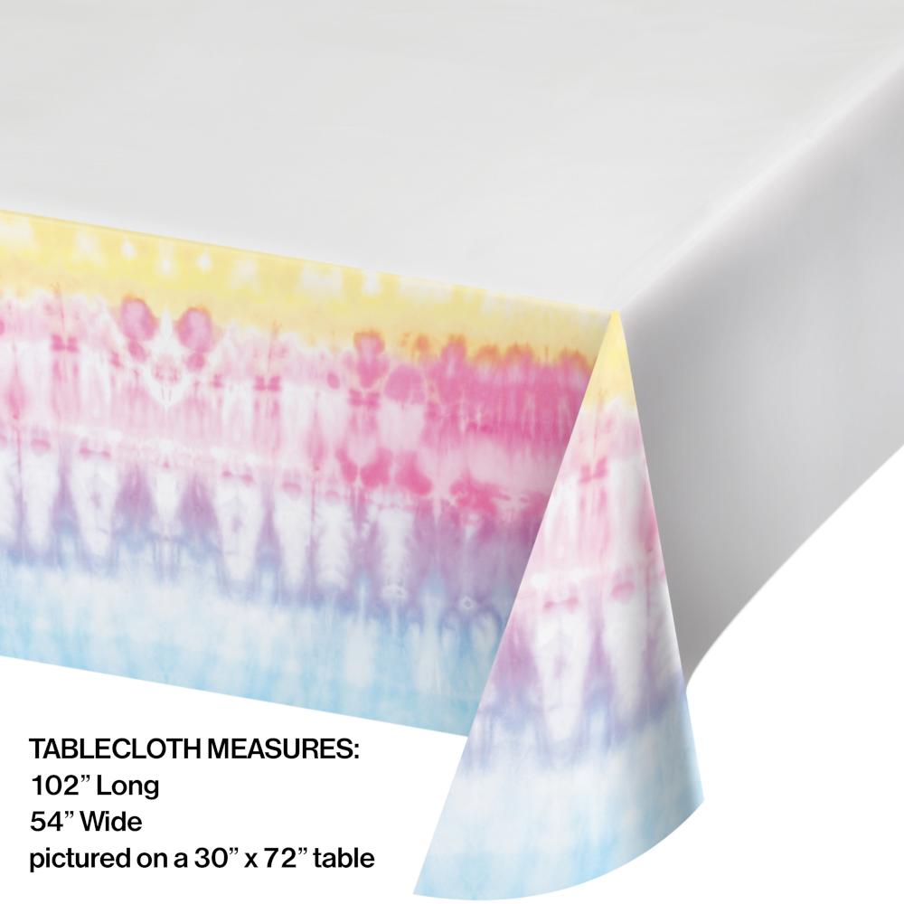 6ct Bulk Tie Dye Party Paper Table Covers