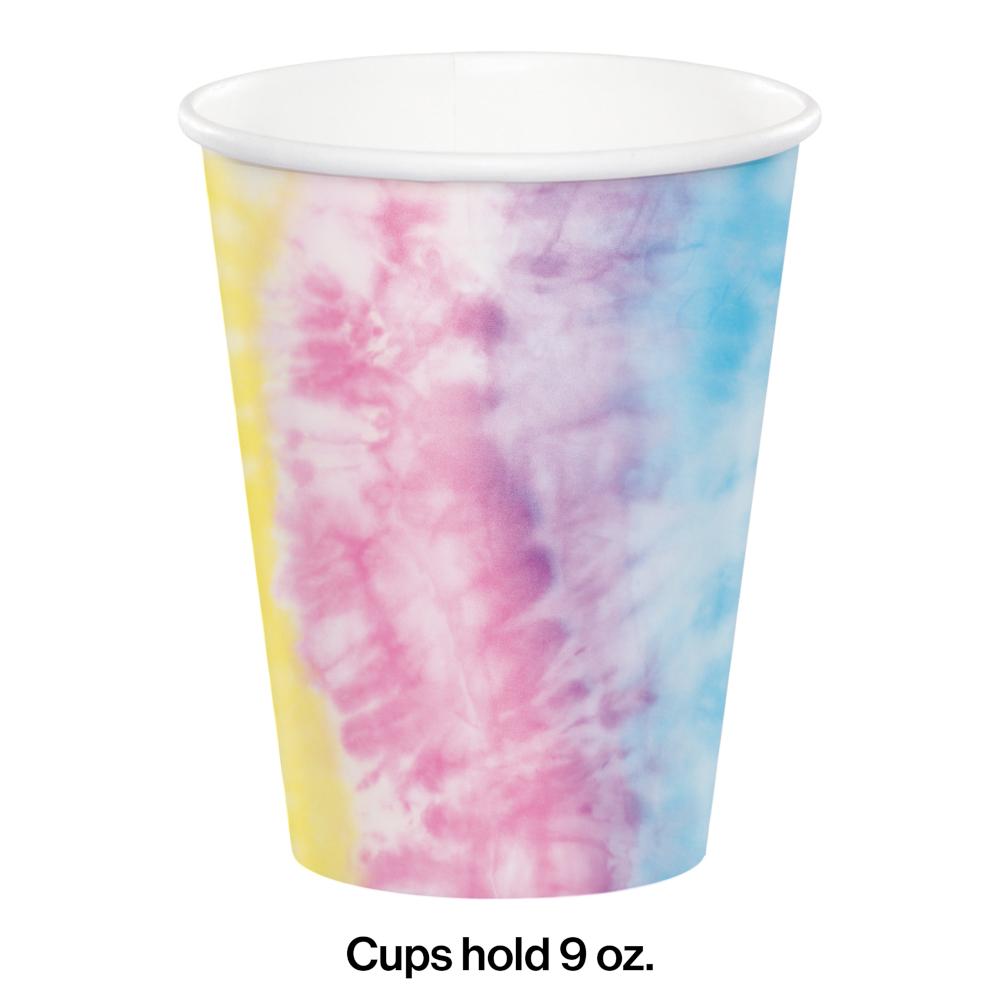 96ct Bulk Tie Dye Party Paper Cups