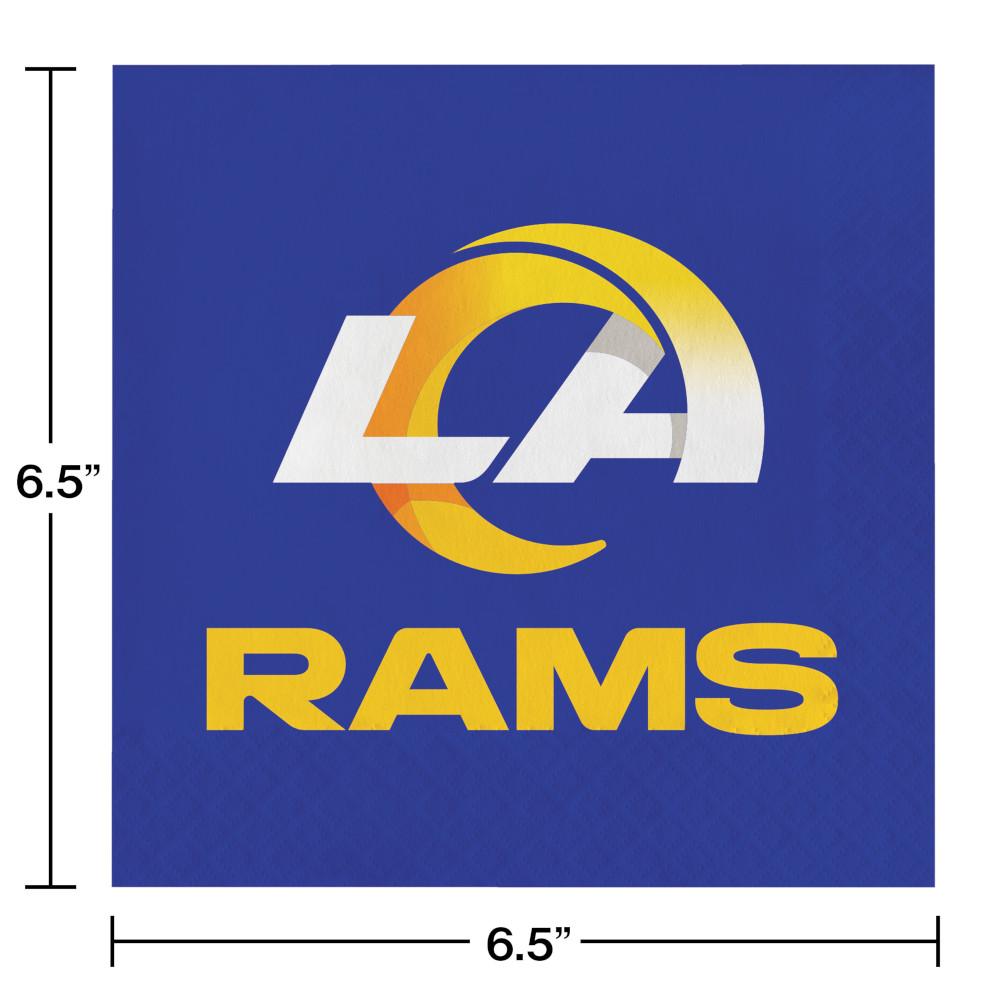 192ct Bulk Los Angeles Rams Luncheon Napkins