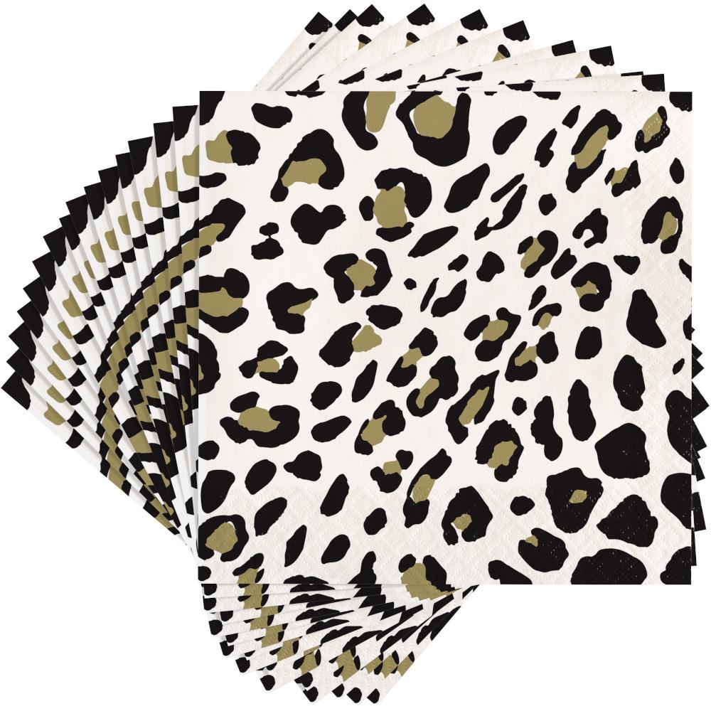 192ct Bulk Leopard Luncheon Napkins