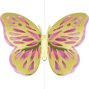 36ct Bulk Golden Butterfly Hanging Cutouts