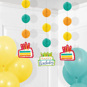 36ct Bulk Festive Cake Hanging Cutouts