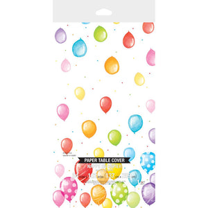 6ct Bulk Balloon Bash Paper Table Covers