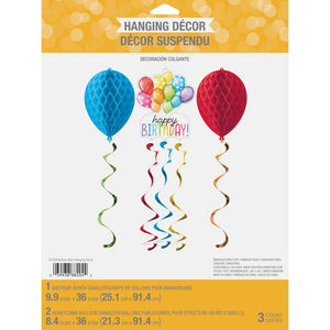 18ct Bulk Balloon Bash Dizzy Danglers