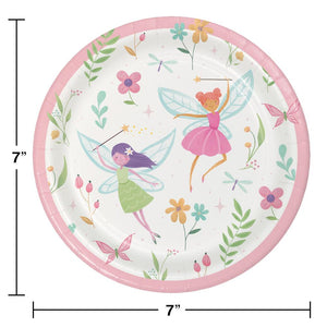 96ct Bulk Fairy Forest Dessert Plates