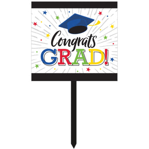 Bulk Case of Hats Off Grad Yard Sign