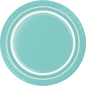 Bulk 120ct Spa Blue 10ct Sturdy Style 8.75 Inch 8.75 inch Dinner Plate 