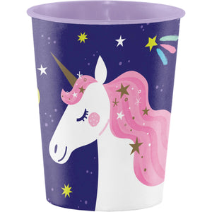 Bulk Case of Unicorn Galaxy Plastic Keepsake Cup 16oz.