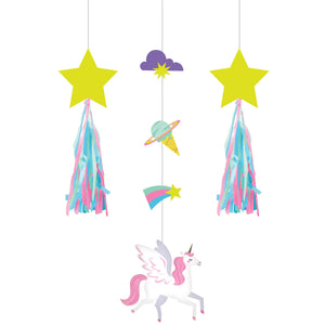 Bulk Case of Unicorn Galaxy Hanging Cutouts w/ Tassels