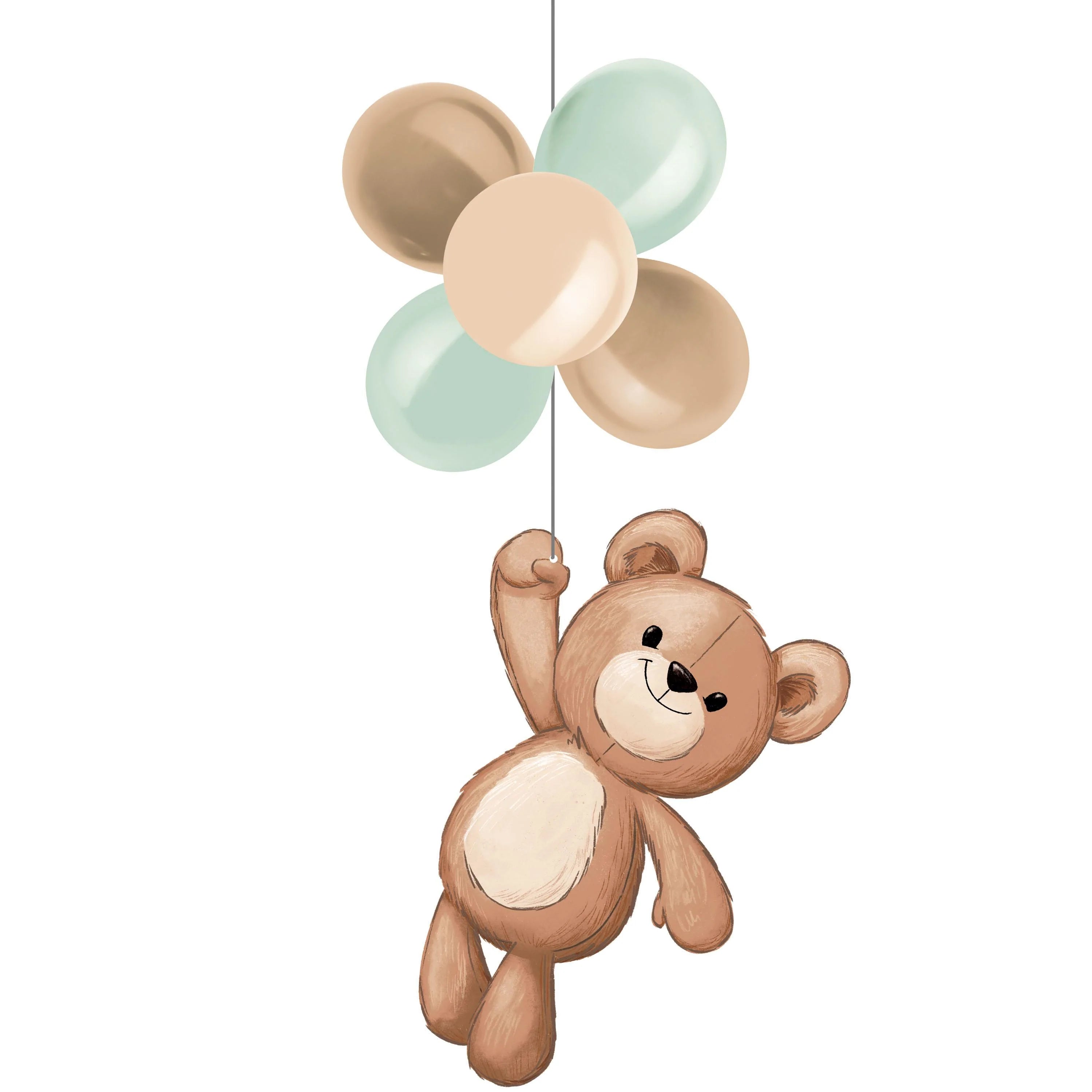 Hanging deals teddy bear