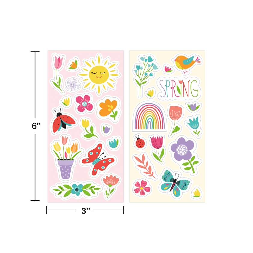 96ct Bulk Spring Stickers