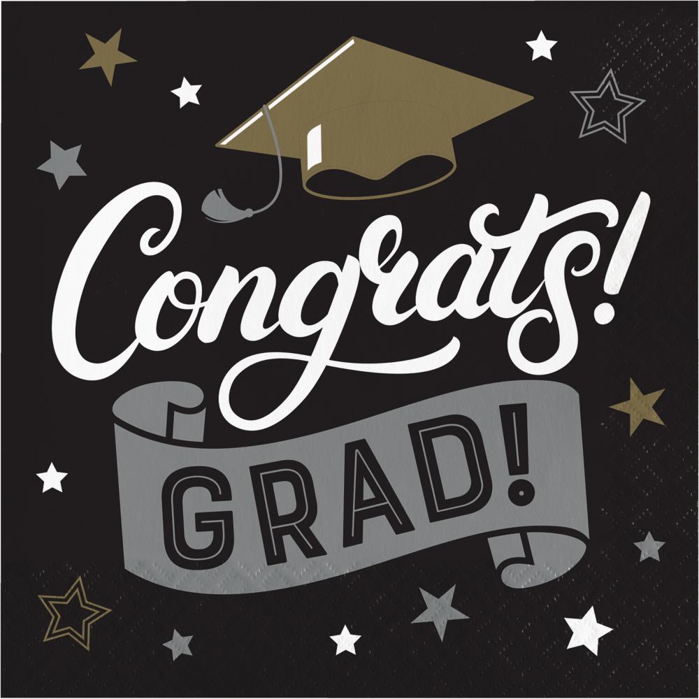 192ct Bulk Grad Glamor 2 Ply Luncheon Napkin
