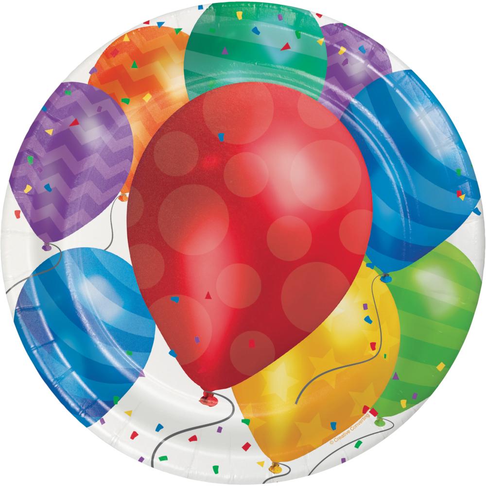 Balloon Blast 9 inch Dinner Plate (96/case)