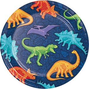 96ct Bulk Dino Dig Dessert Plates