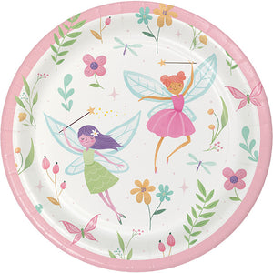 96ct Bulk Fairy Forest Dessert Plates