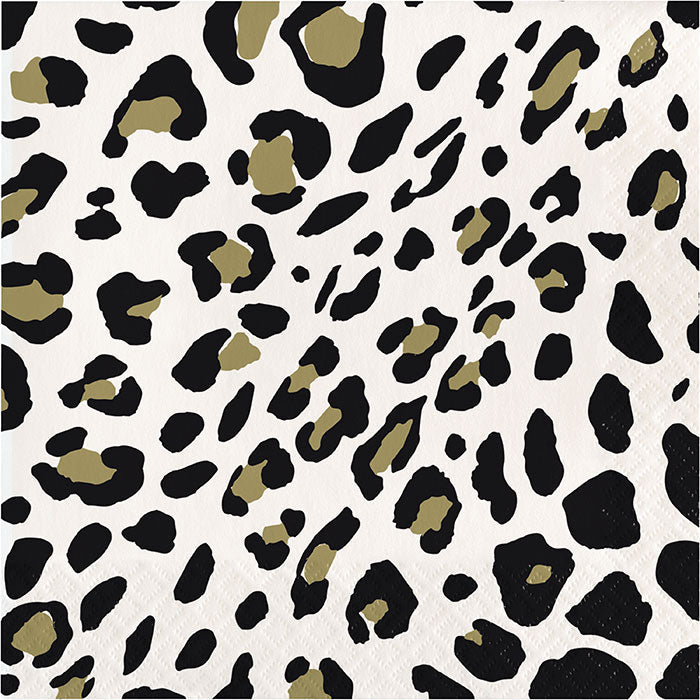 192ct Bulk Leopard Luncheon Napkins