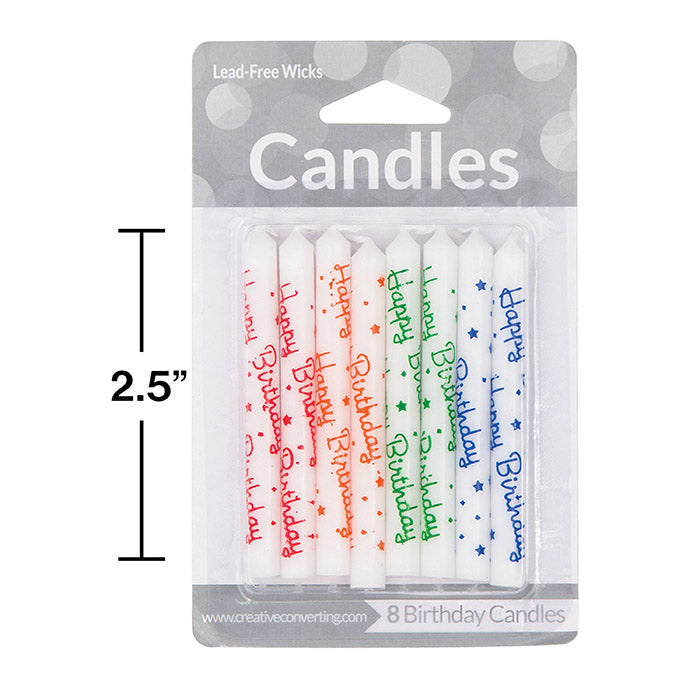 48ct Bulk Happy Birthday Candles