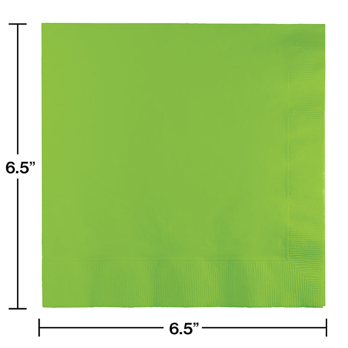 Bulk 600ct Fresh Lime 2 Ply Luncheon Napkins 