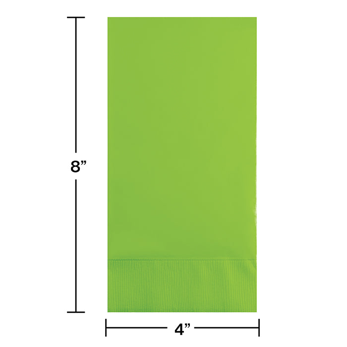 Bulk 192ct Fresh Lime 3 Ply Guest Towels 