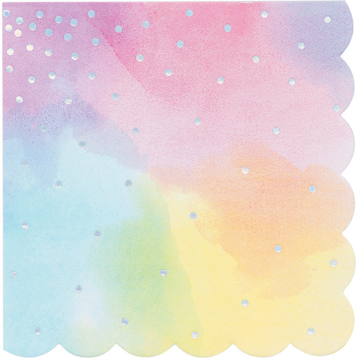 192ct Bulk Iridescent Party Luncheon Napkins