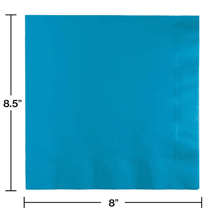 Bulk 250ct Turquoise Dinner Napkins 3 Ply 