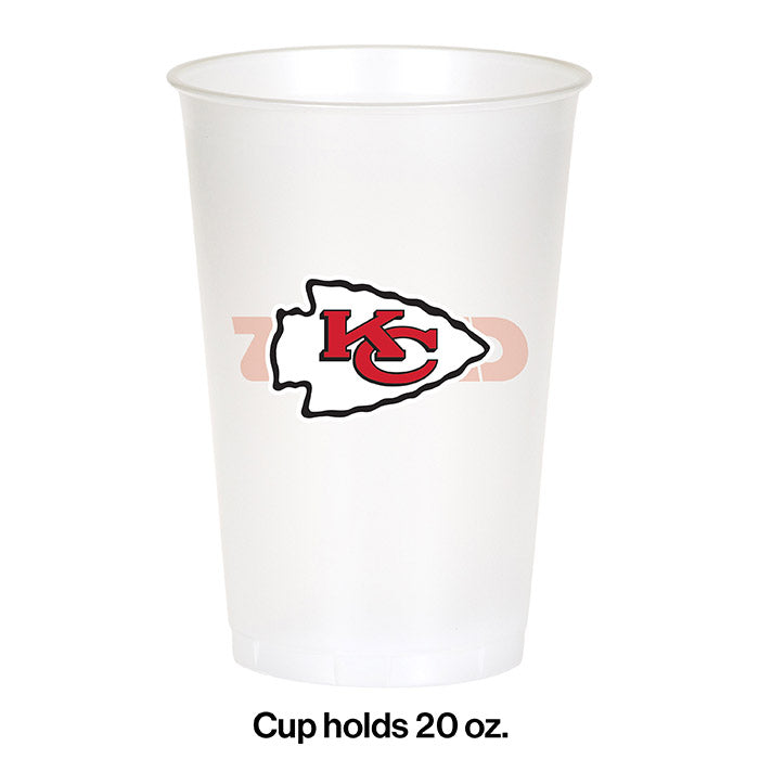 96ct Bulk Kansas City Chiefs 20 oz Plastic Cups