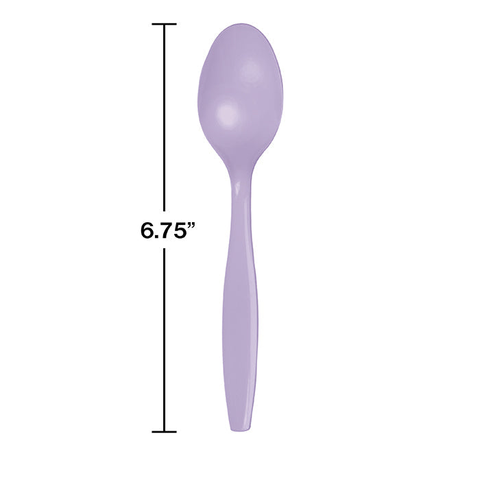 Bulk 288ct Luscious Lavender Plastic Spoons 