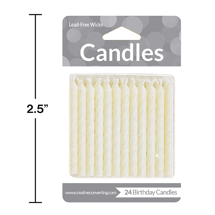 Bulk 288ct White Candles 