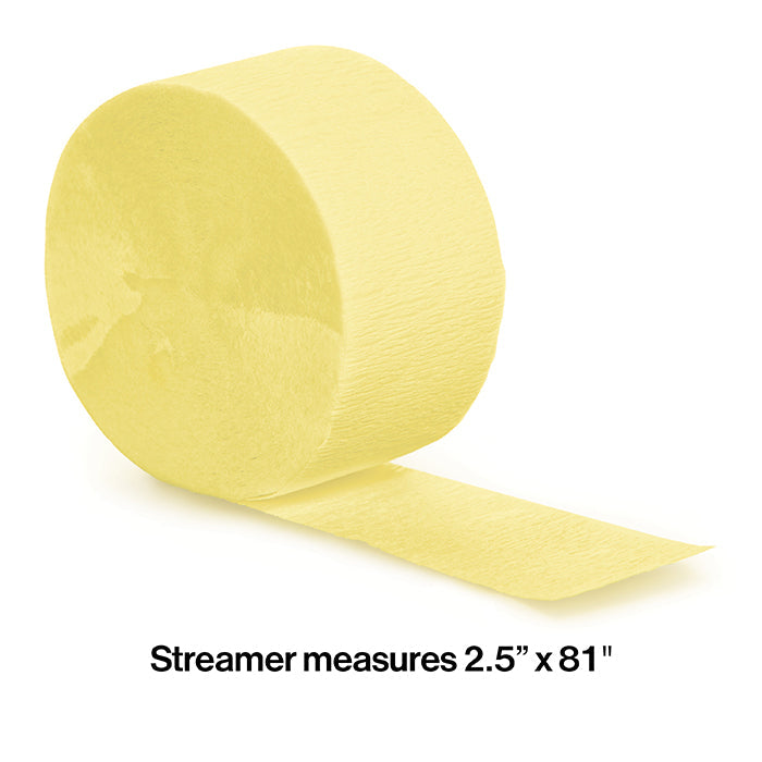 Bulk 12ct Mimosa Crepe Streamer 81 ft 