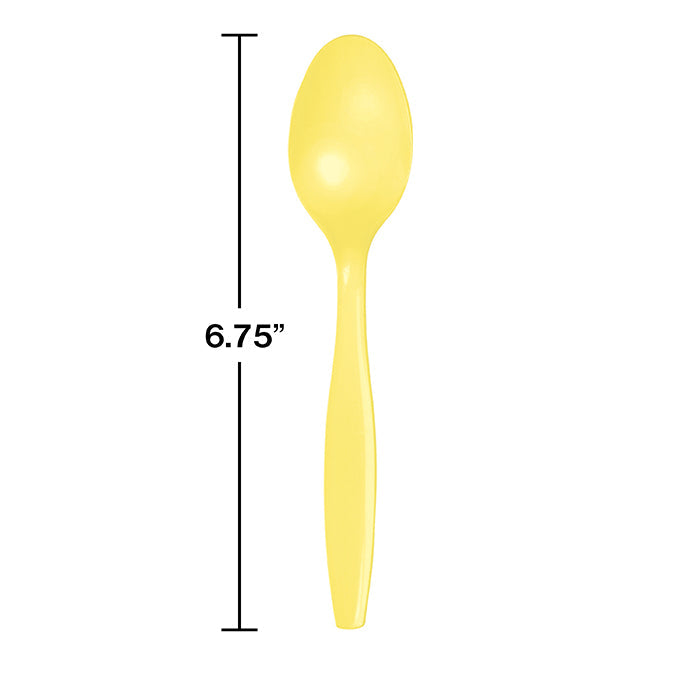 Bulk 288ct Mimosa Plastic Spoons 