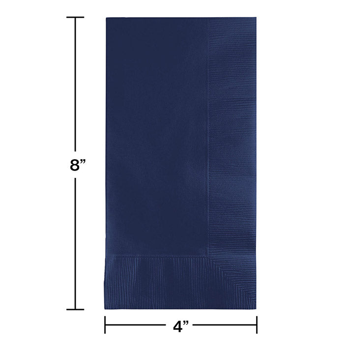 Bulk 600ct Navy 2 Ply Dinner Napkins 