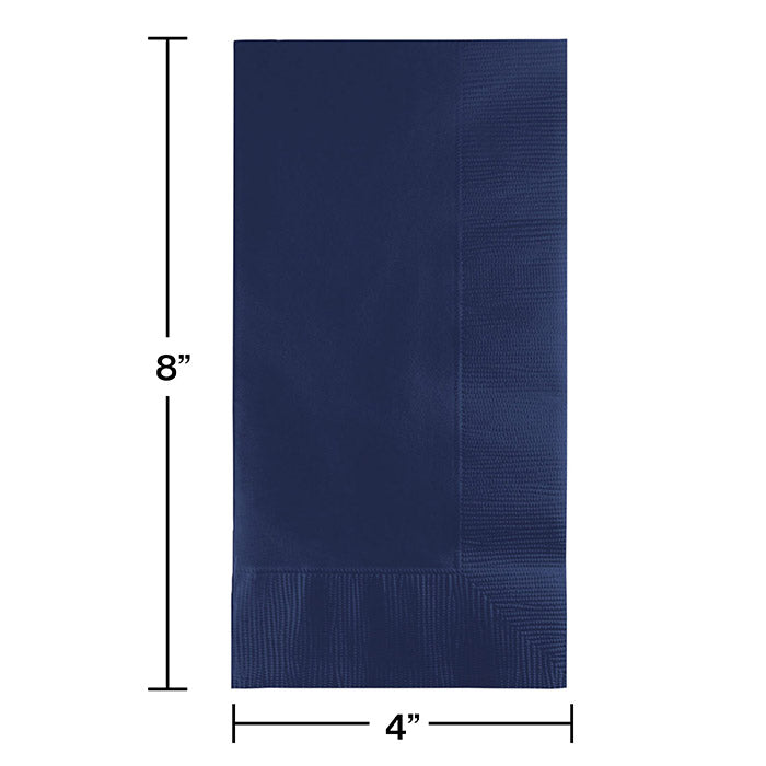 Bulk 600ct Navy 2 Ply Dinner Napkins 
