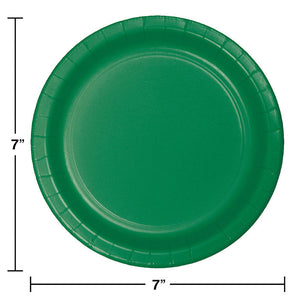 96ct Bulk Value Friendly Emerald Green Dessert Plates