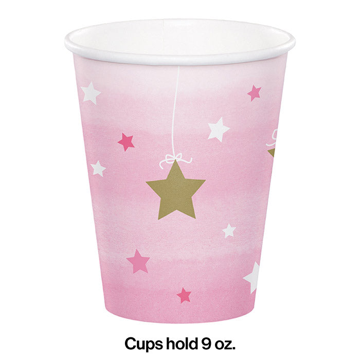 96ct Bulk One Little Star Girl 9 oz Cups