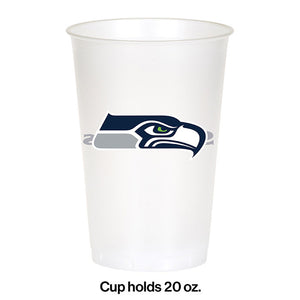 96ct Bulk Seattle Seahawks 20 oz Plastic Cups