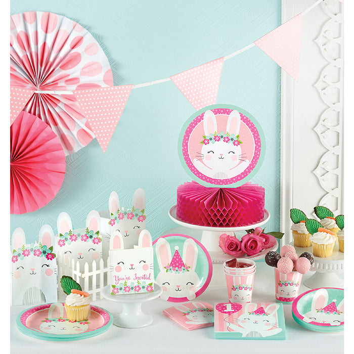 Bulk Bunny Party Paper Dessert Plates 96 per Case 22.50 case