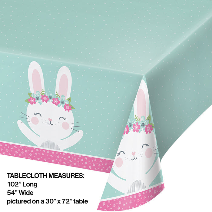 6ct Bulk Bunny Party Plastic Table Covers