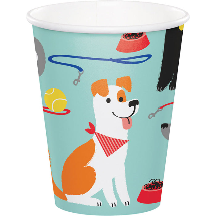 96ct Bulk Dog Party 9 oz Cups