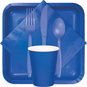 600ct Bulk Cobalt Blue 2 ply Luncheon Napkins