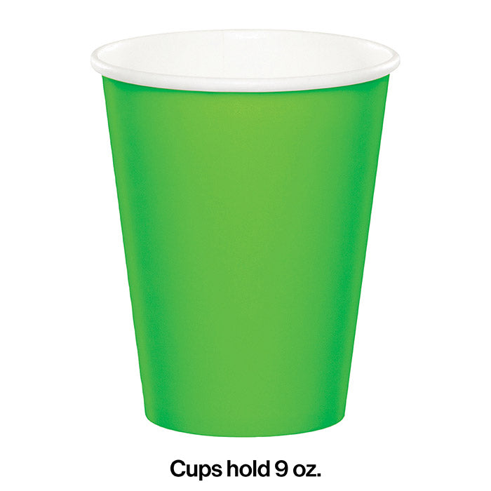 Bulk 240ct Fresh Lime 9 oz Hot & Cold Cups 